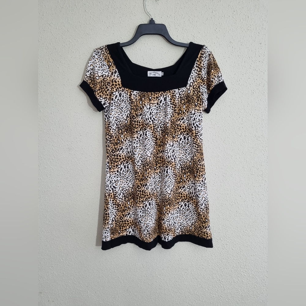 Romance FM Women's Dress Leopard Print Mini. Size S. - Picture 2 of 9